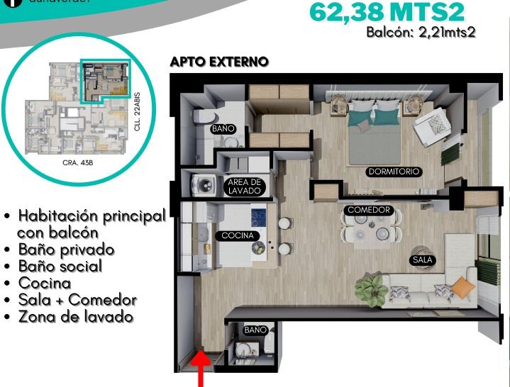 Apartamento en Venta - Bogota, QUINTA PAREDES 4394