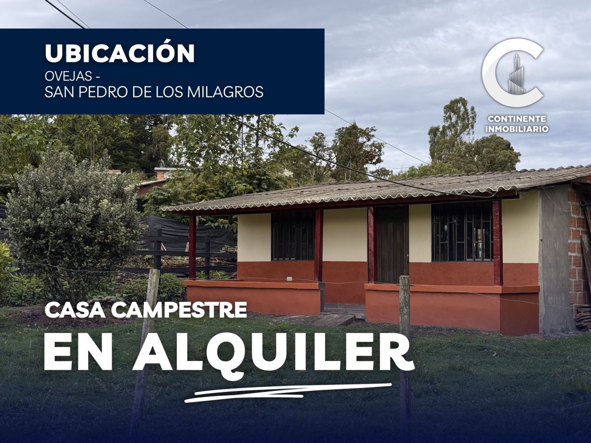 CASA FINCA en Arriendo SAN PEDRO ANTIOQUIA OVEJAS