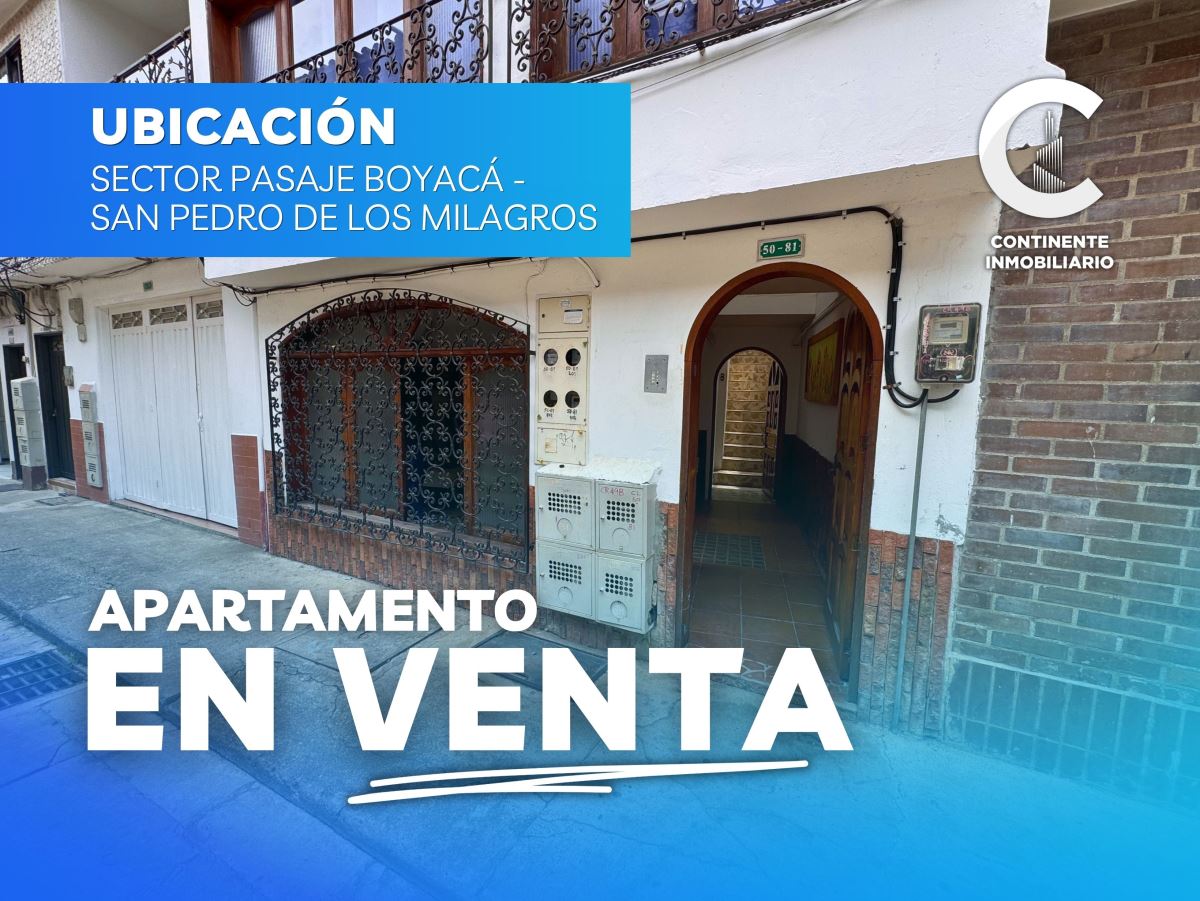 APARTAMENTO en Venta SAN PEDRO ANTIOQUIA PASAJE BOYACÁ