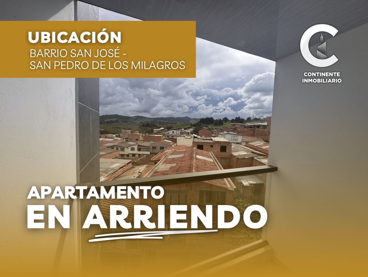 APARTAMENTO en Arriendo SAN PEDRO ANTIOQUIA SAN JOSÉ