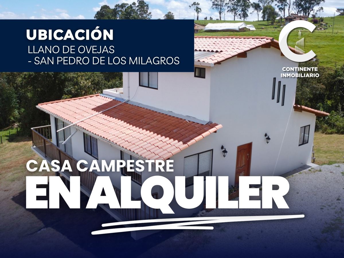 CASA FINCA en Arriendo SAN PEDRO ANTIOQUIA OVEJAS