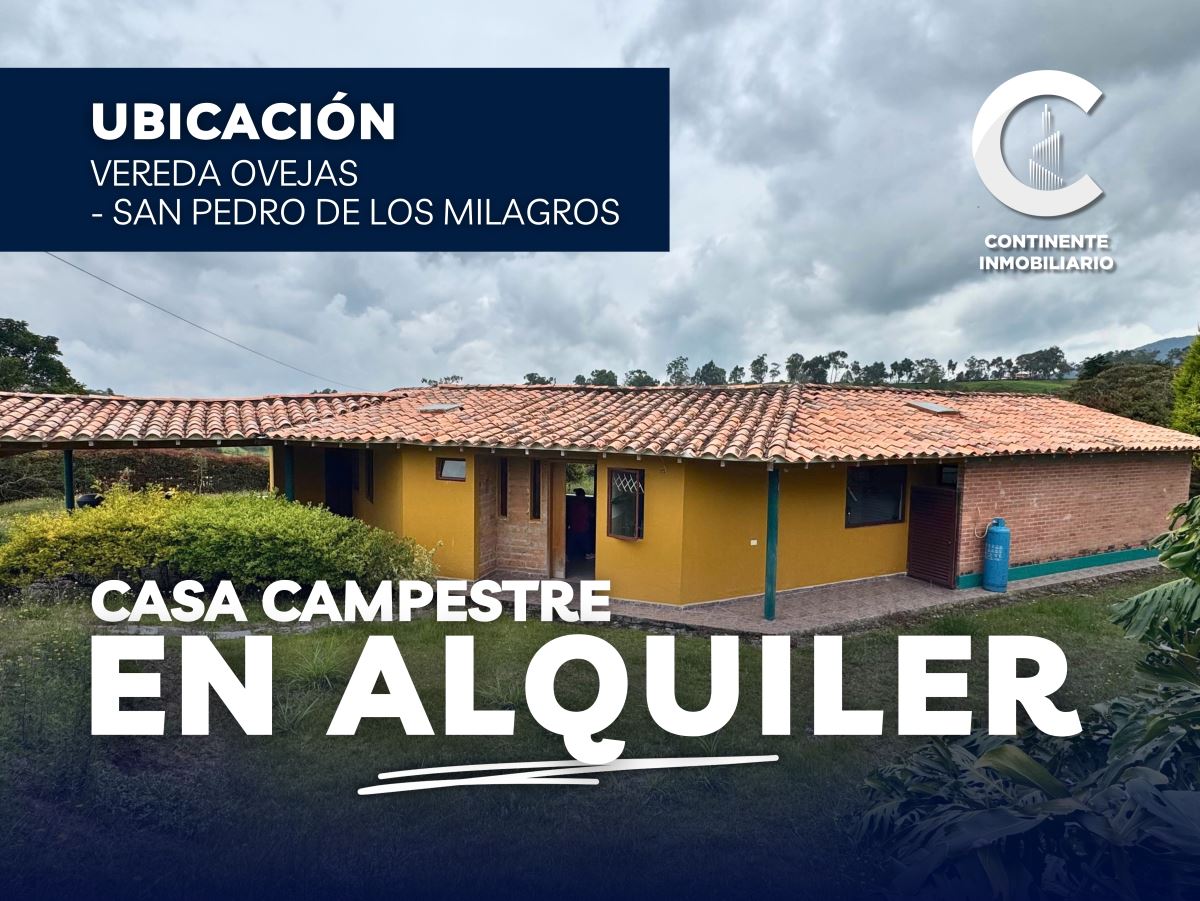CASA FINCA en Arriendo SAN PEDRO ANTIOQUIA OVEJAS